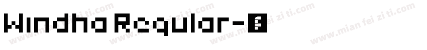 Windha Regular字体转换
